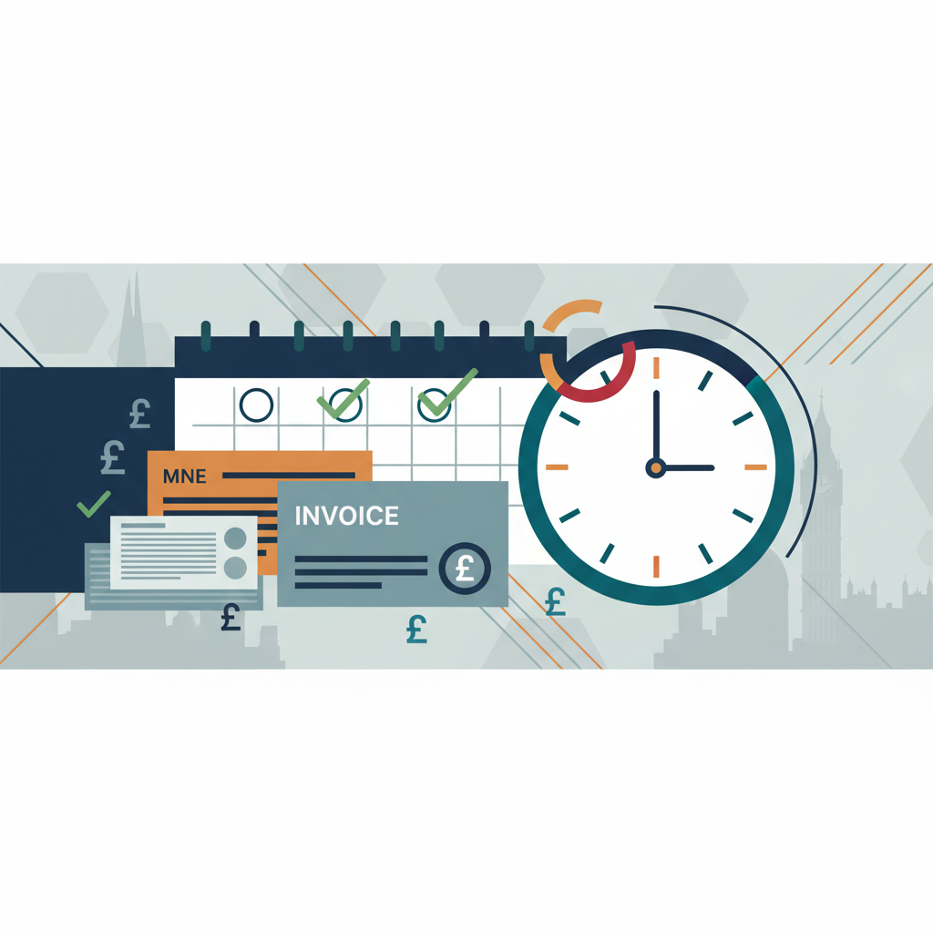 Calendar with payment due dates marked in red